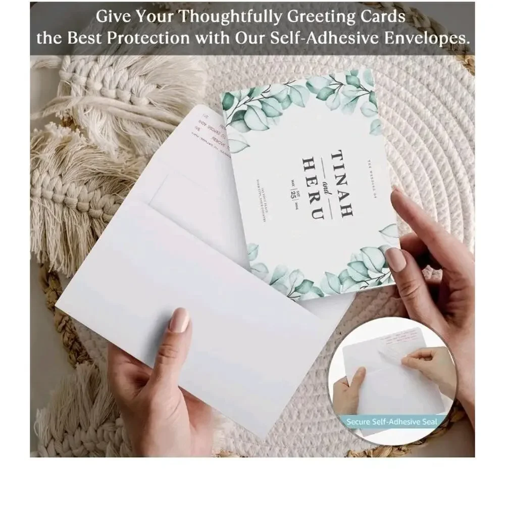 MaxGear Printable Thank You Cards with Envelopes, 15 Pack Blank Cards